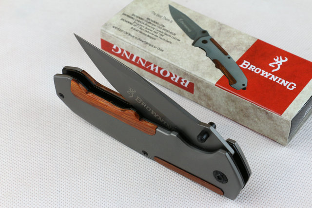 Browning F67 quick open 440C blade material folding knife UD402127